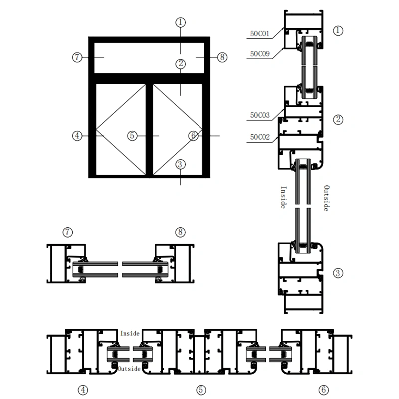Casement Window 50C